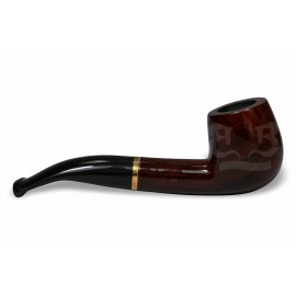 Cachimbo Bertoldi Elite Dourado Mogno com Filtro Permanente